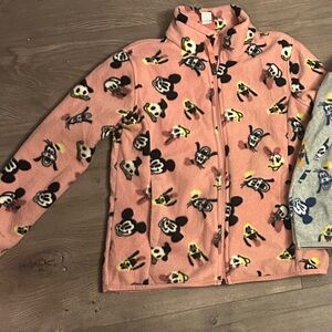Disney Mickey Mouse Pink Fleece Jackets